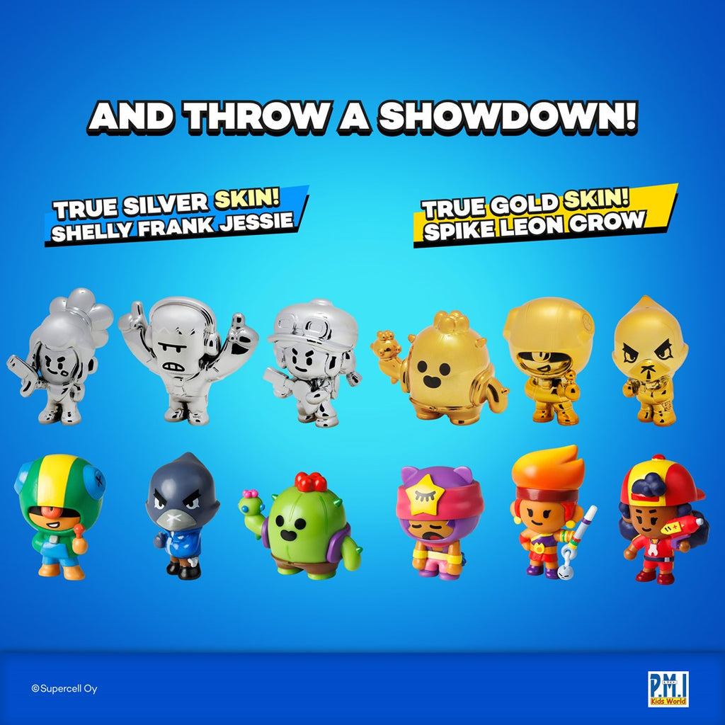BRAWL STARS S1 Figures - 8 Pack Deluxe Box Ver. C