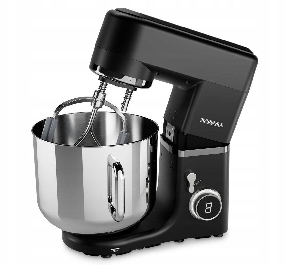 HEINRICH'S HKM 8120 Stand Mixer 1800 W 12 L Black