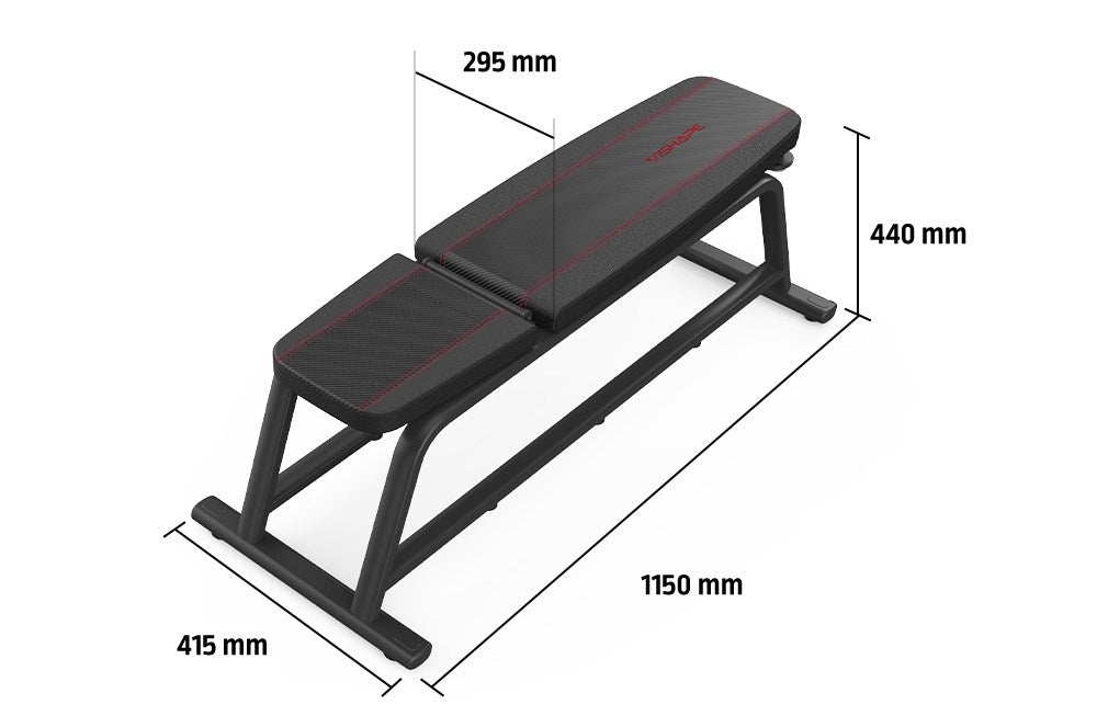 Vishape SmartGym Pro Bench - 115 cm - 29.5 cm - 44 cm