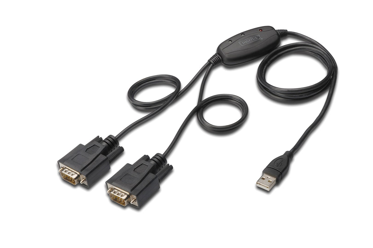DIGITUS USB Cable 2.0 to 2x RS232 1.5 m DA-70158