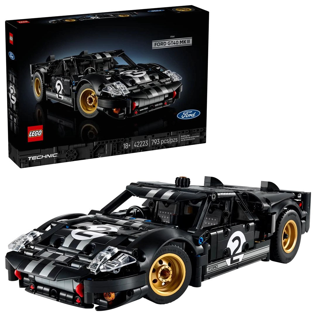 LEGO TECHNIC 1966 Ford GT40 MKII Race Car Model 42223