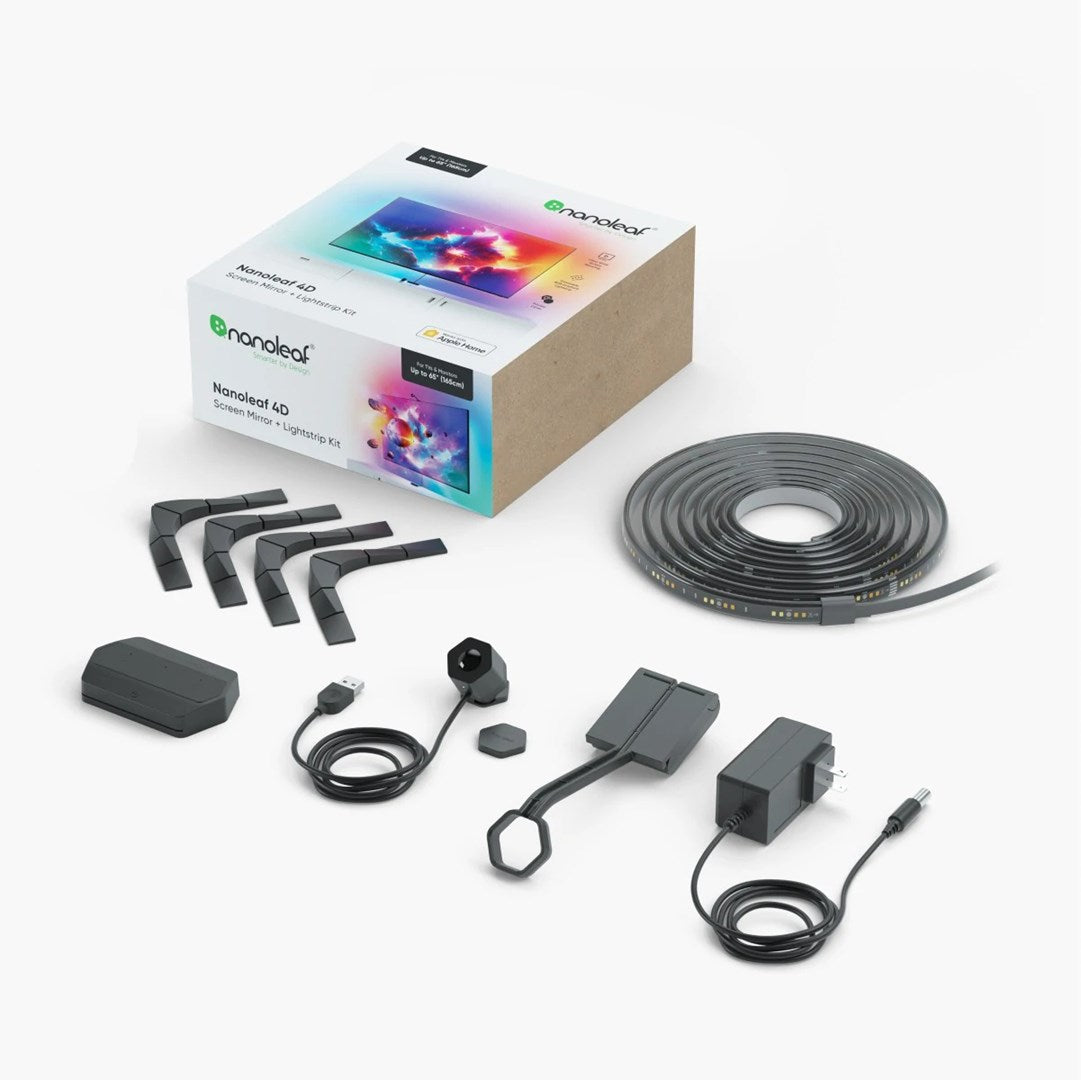 Nanoleaf 4D TV Screen Mirror LED Light + Lightstrips Starter Kit 5.2 M for TVs up to 85" NF082K02-52LS