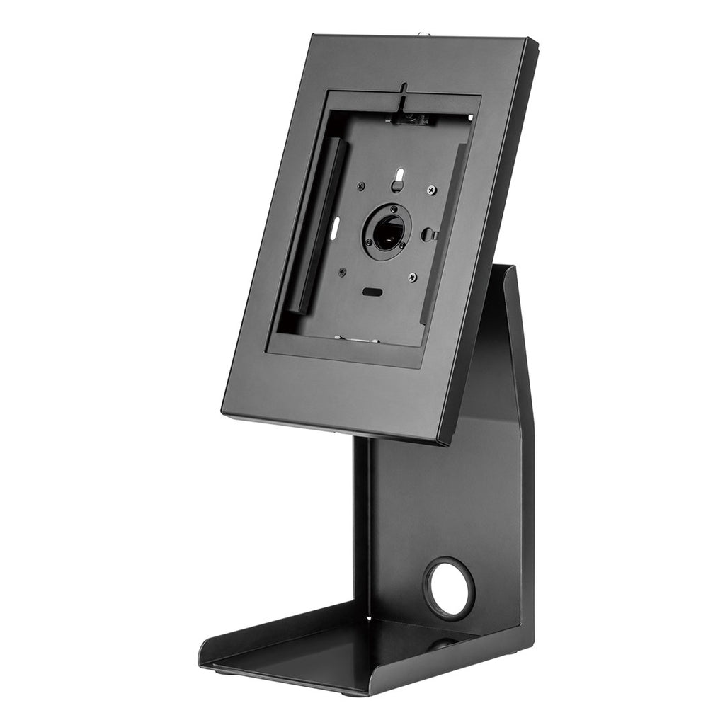 Maclean POS Stand for Tablet & Printer MC-336,1 kg Max, Black, Anti-Theft Lock