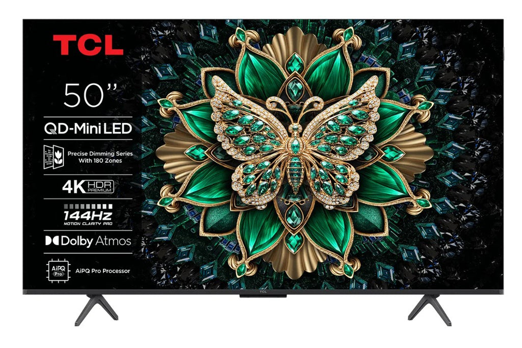 TCL 50Q6C 50" 4K Ultra HD Smart TV Wi-Fi Metallic TV and Accessories LCD TVs
