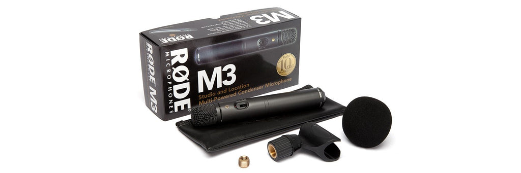 RODE M3 - Versatile Cardioid Condenser Microphone for Studio and Location