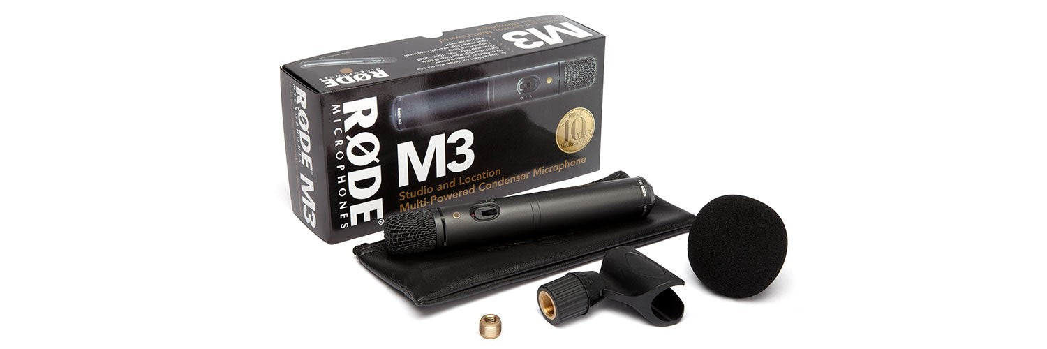 RODE M3 - Versatile Cardioid Condenser Microphone for Studio and Location