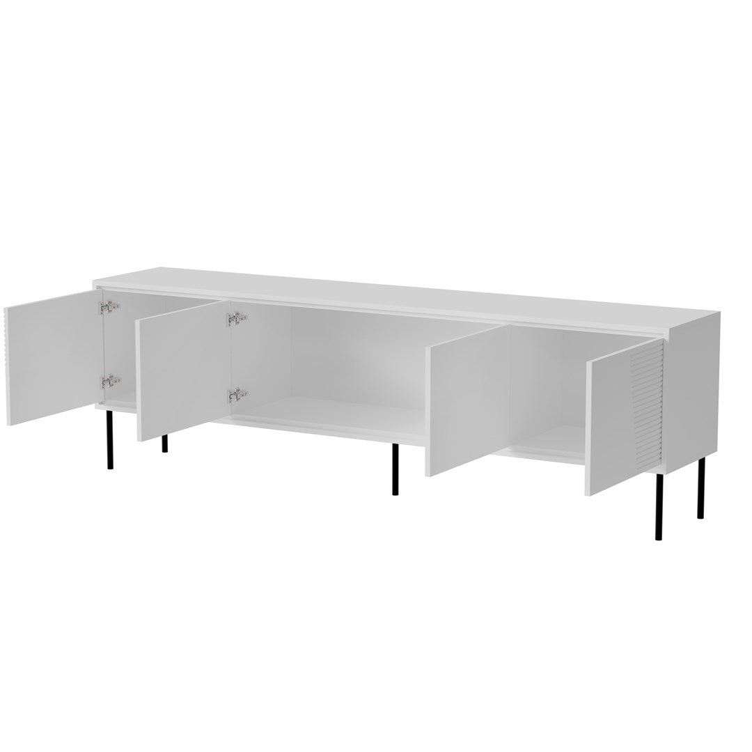 ABI RTV Cabinet 4D 200x38x62 White Matt