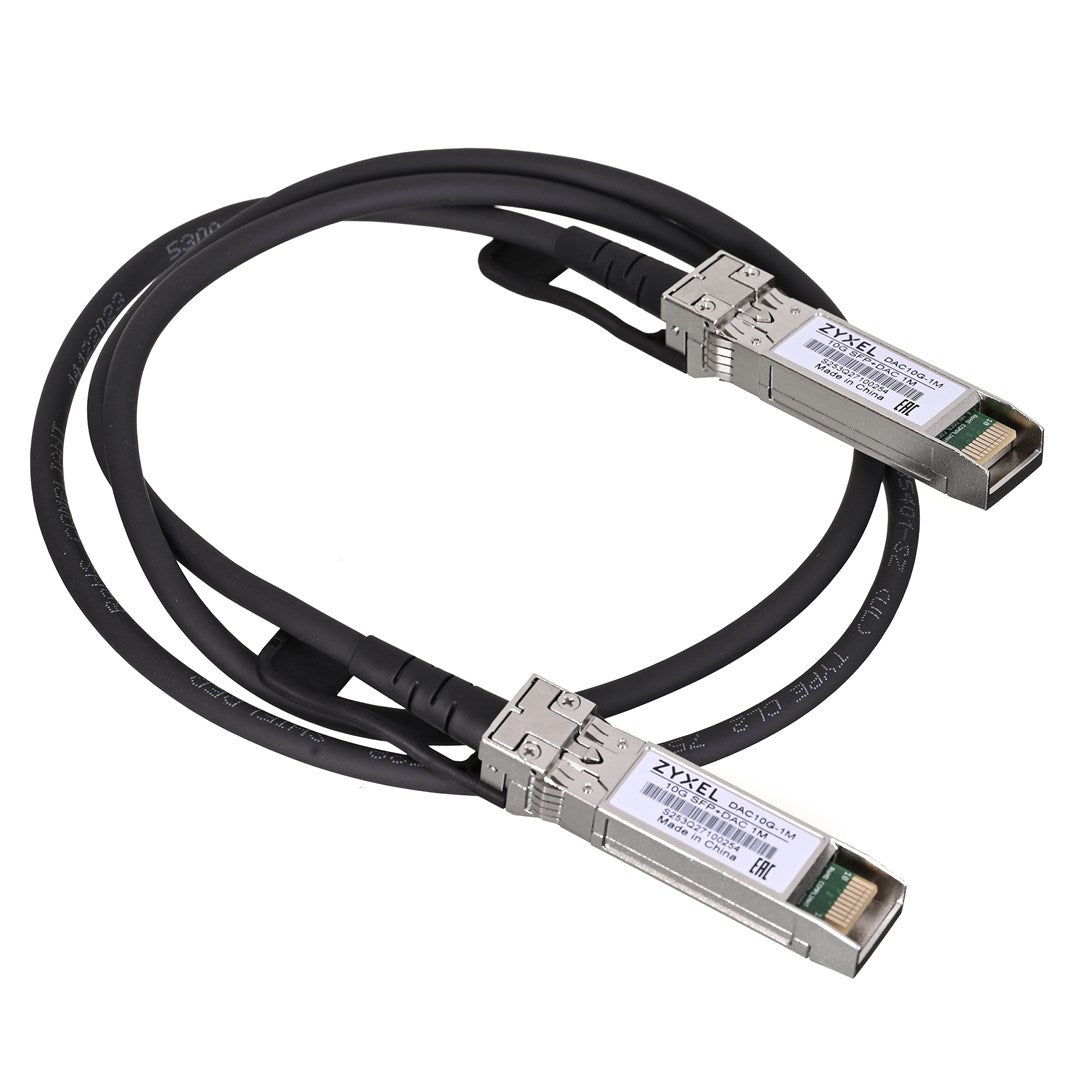 Zyxel DAC10G 10GBase Direct Connection Cable SFP+ to SFP+ 1 m (DAC10G-1 M-ZZ0103F)
