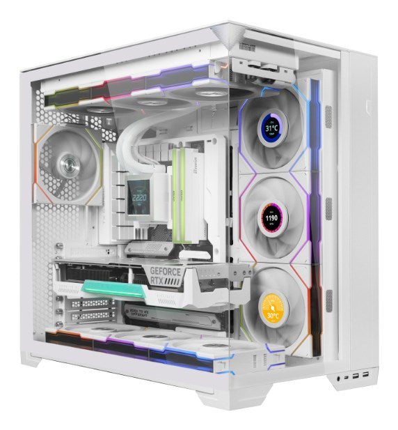 Lian Li Uni Fan TL Wireless Lüfter ARGB PWM - 120 mm weiß Computer case 12 cm White 1 pc(s)