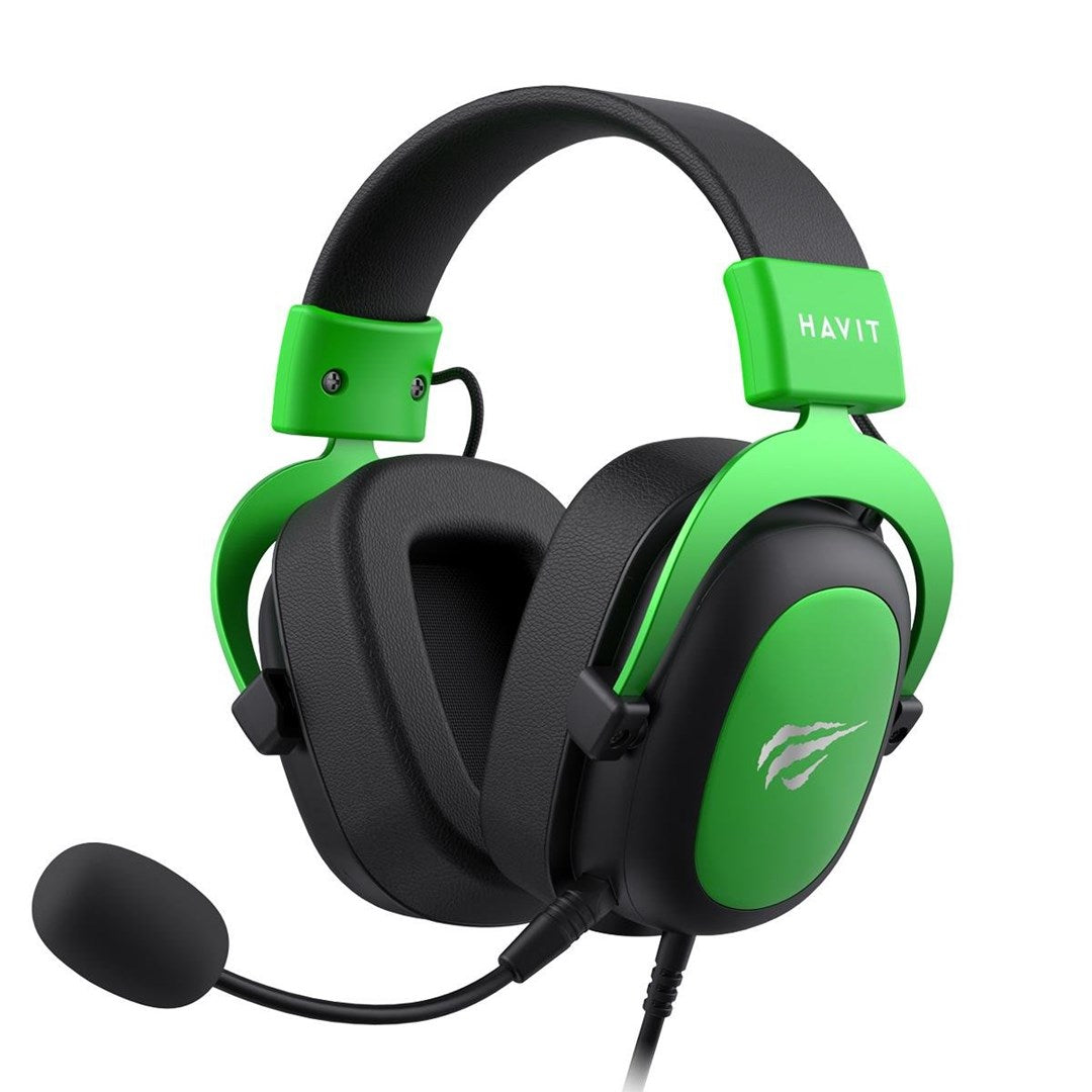 Havit H2002d Headset Wired Gaming Black Green