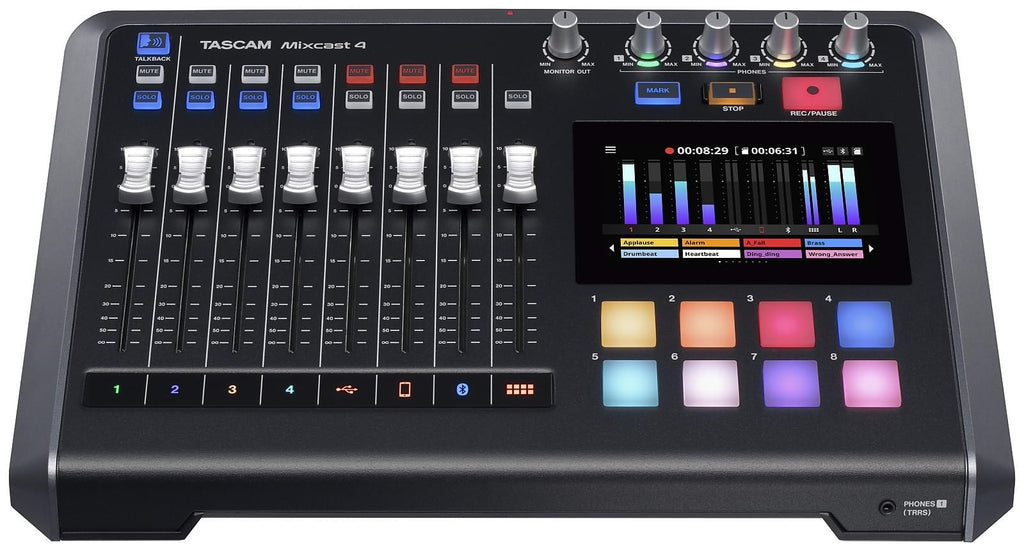 Tascam Mixcast 4 Mixer for Podcast Recording