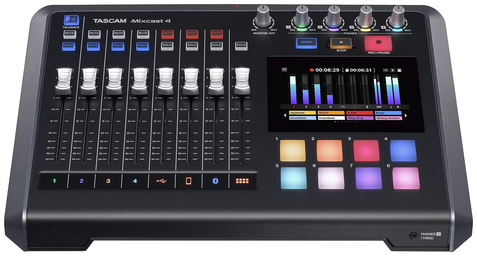 Tascam Mixcast 4 Mixer for Podcast Recording