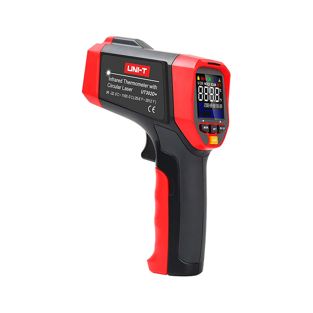 UNI-T Temperature Meter UT302D+ - 470 g, 220 mm Width, 70 mm Length, 150 mm Height