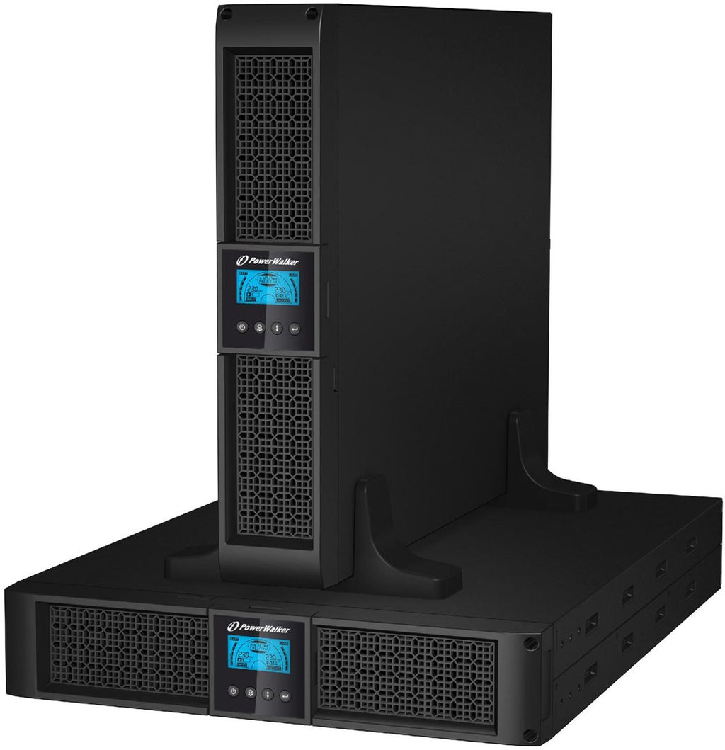 PowerWalker VI 1500RT LCD UPS | 1.5 kVA, 1350 W, 8 AC Outlets