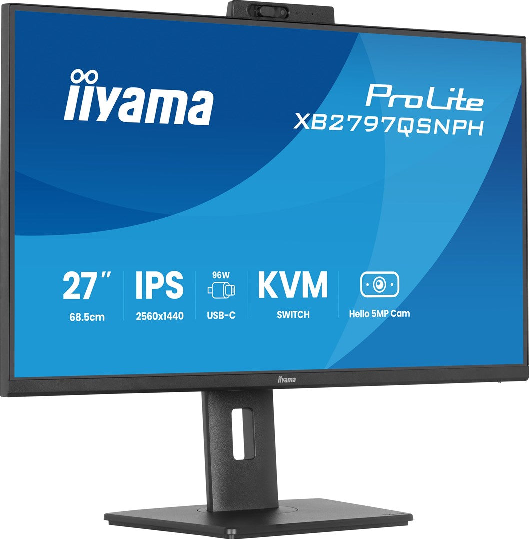 iiyama ProLite XB2797QSNPH-B1 Computer Monitor 27" 2560 x 1440 Quad HD Black
