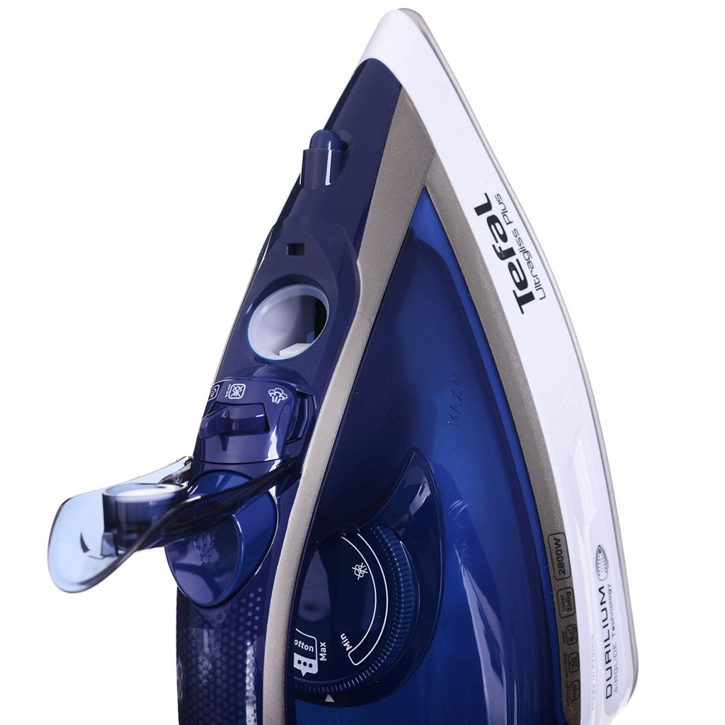 Tefal Ultimate Pure FV6812E0 iron Steam iron 2800 W Blue  Silver