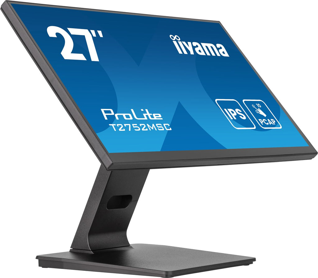 IIYAMA T2752MSC-B1AG 27" Touchscreen Monitor 1920 x 1080 Full HD Windows, Linux