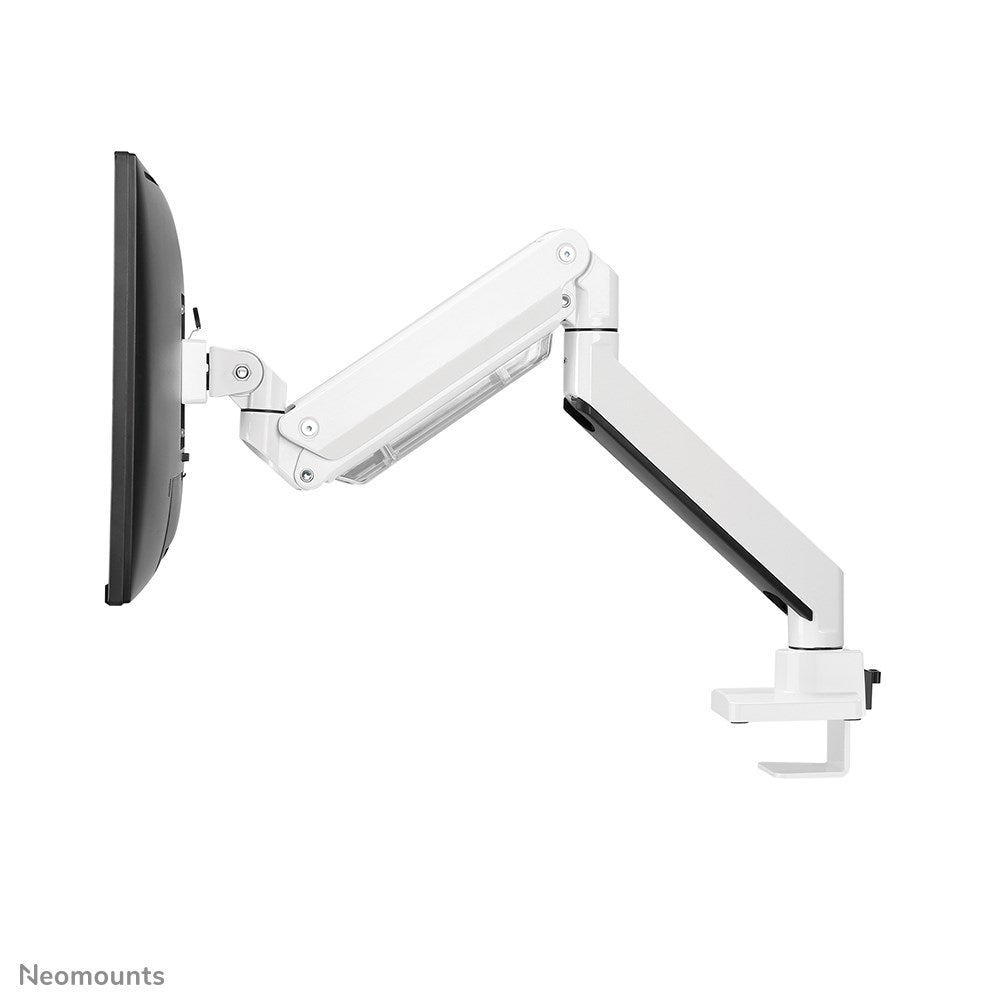 Neomounts NM-D775WHITEPLUS - Single Monitor Desk Mount - 10" to 49" - Swivel, Rotatable, Tiltable - White