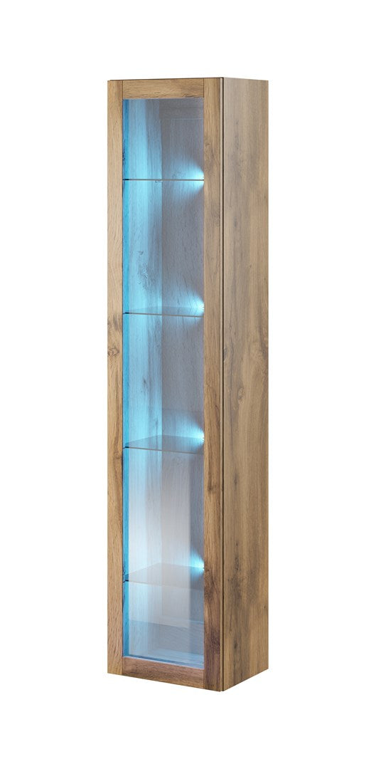 Cama Glass-case VIGO '180' 180/40/30 Wotan Oak