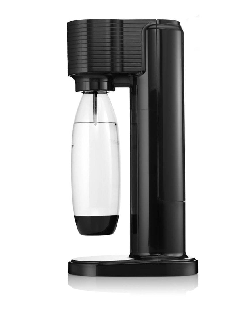 SodaStream Gaia Black Soda Maker 1 L Carbonating Bottle Included