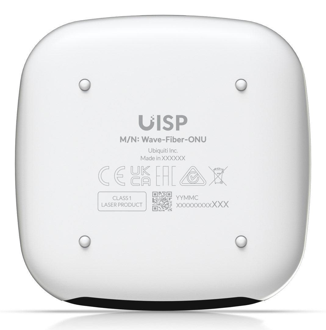 Ubiquiti WaveFiber ONU network media converter 2488 Mbit/s 1490 nm Black  White