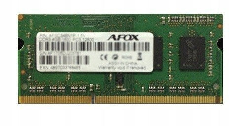 AFOX SO-DIMM DDR3 8GB 1866MHZ LV 1 35V