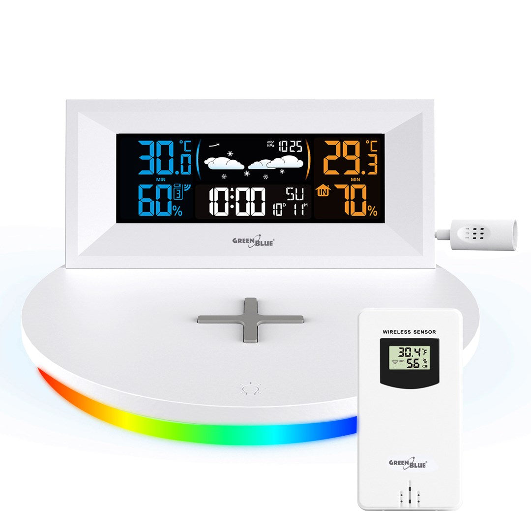 GreenBlue Wireless Weather Station 100 g Inductive Charger 370416