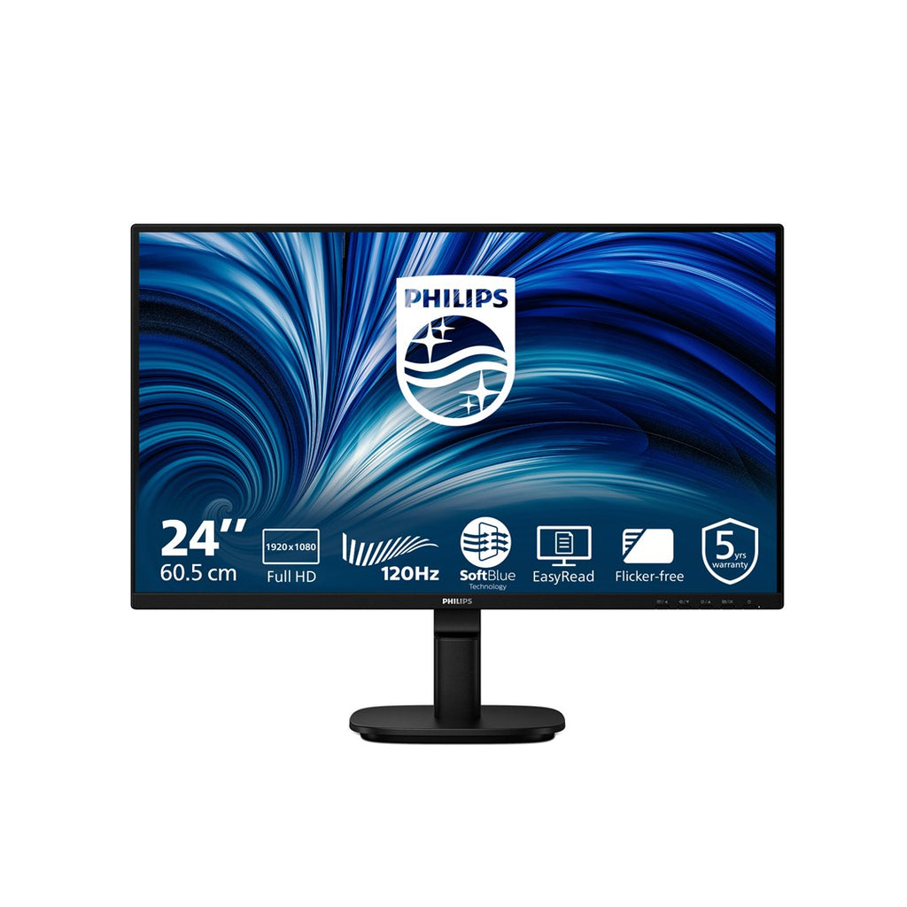Philips 2000 series 24B2N2200/00 computer monitor 60.5 cm (23.8 ) 1920 x 1080 pixels Full HD LCD Black