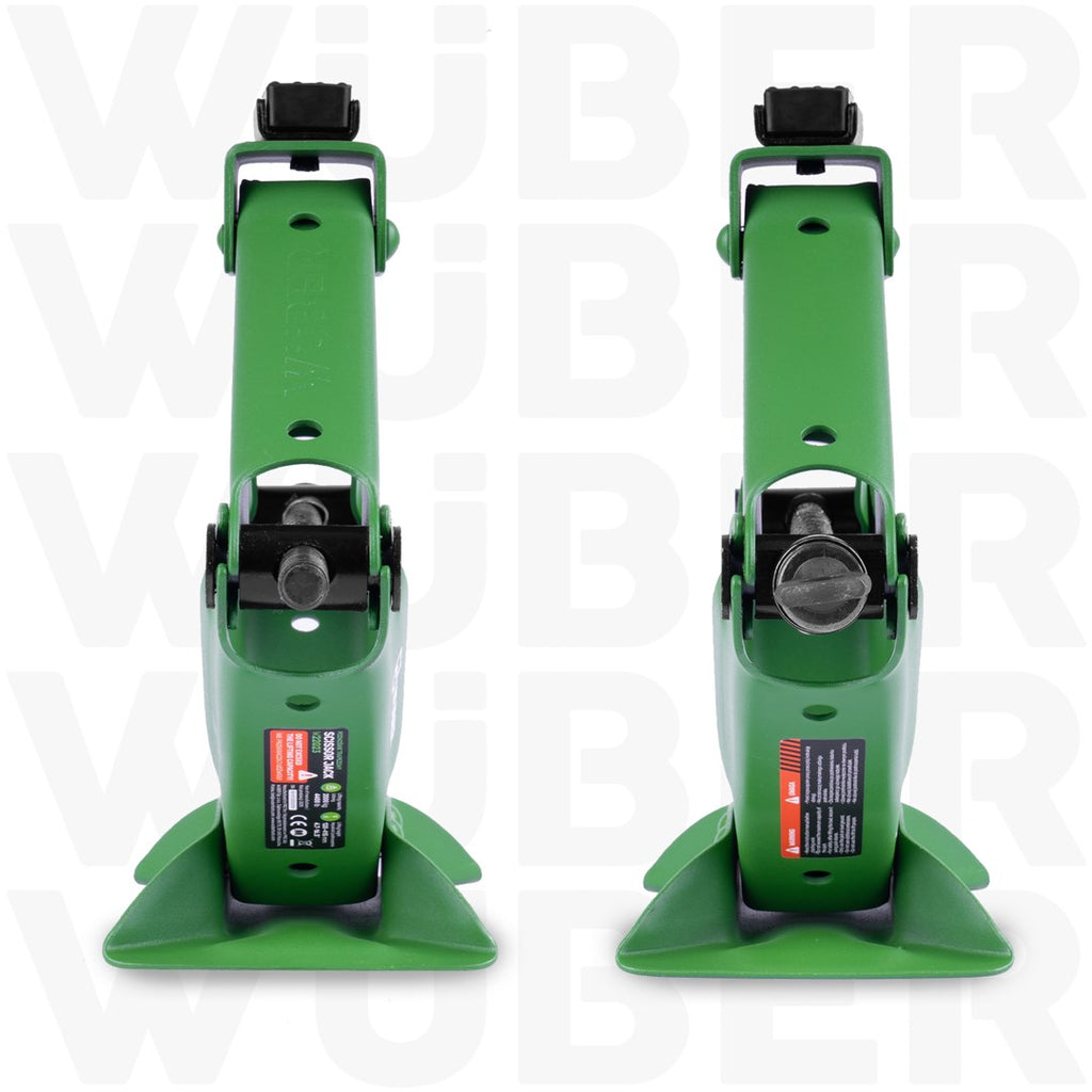 WUBER Trapezoidal Car Jack 120–415 mm 2 t W22023 Hydraulic Jack 3.5 kg