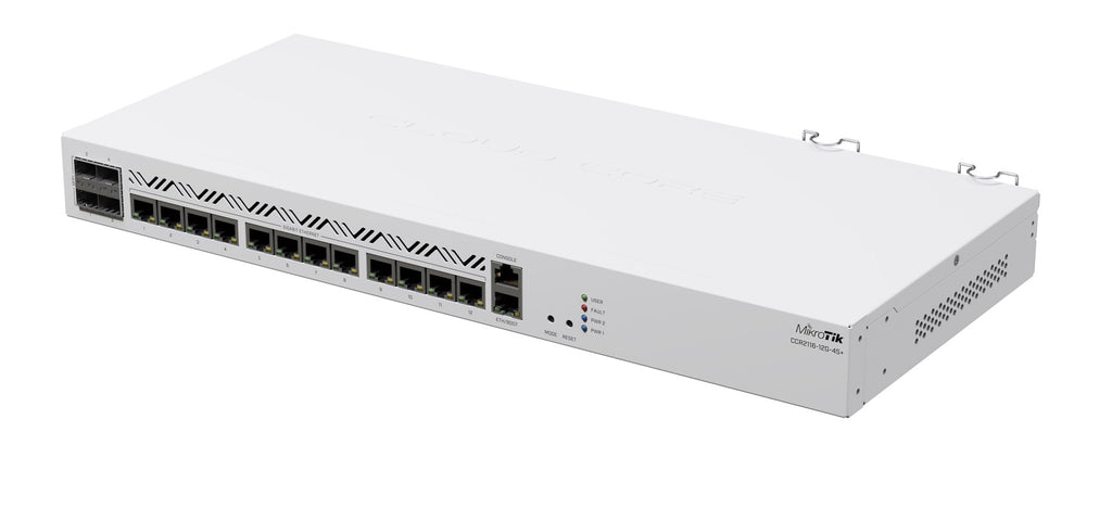 Mikredik Cloud Core Router CCR2116-12 G-4S+ 10GbE Rack Mountable (CCR2116-12 G-4S+)