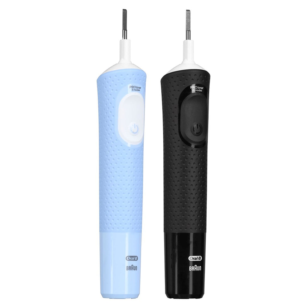 Braun Oral-B Vitality Pro D103 Duo Electric Toothbrush - Black/Lilac Violet