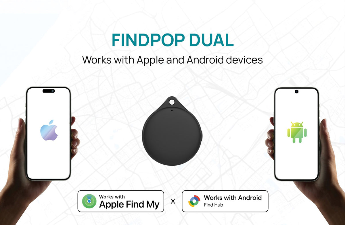 XD Connects Findpop Dual Tracker – Apple & Android Find (IPX5) P301.1701