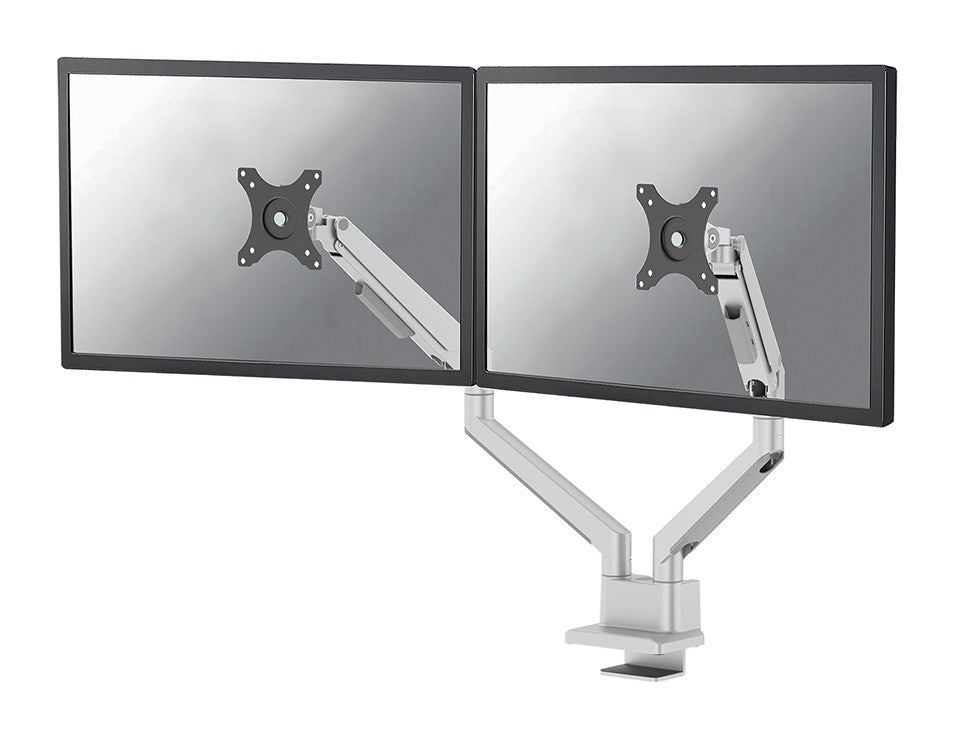 Neomounts NEXT Slim DS70-250SL2 Mounting Kit - Articulated Arm - for 2 Monitors - Silver - Model DS70-250SL2