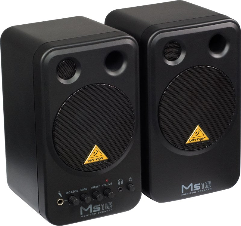 Behringer MS16 Loudspeaker 2-Way Black 16W