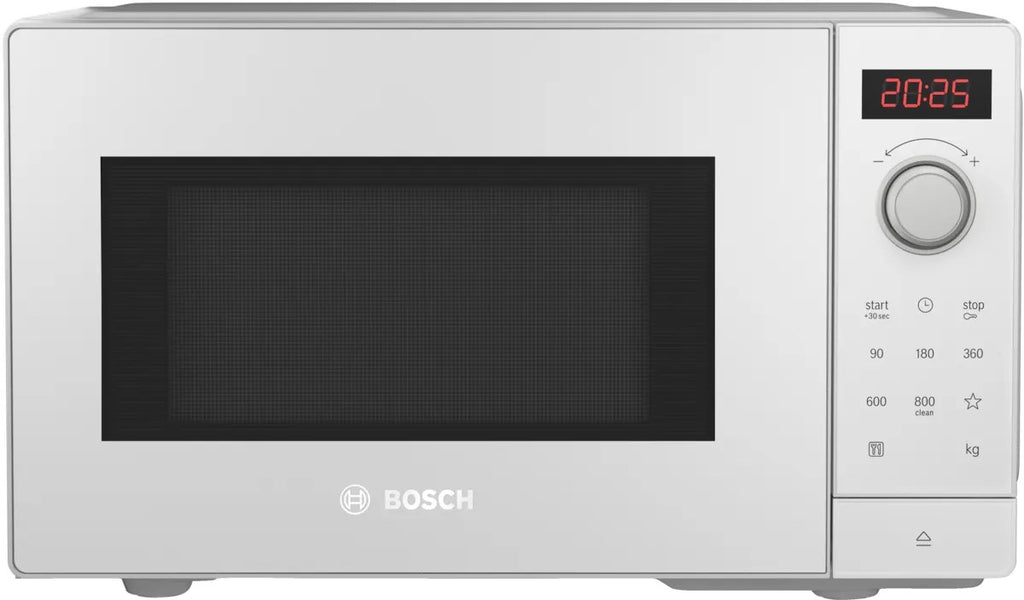 Bosch Serie 2 FFL023MW0 microwave White Solo microwave Countertop 20 L 800 W