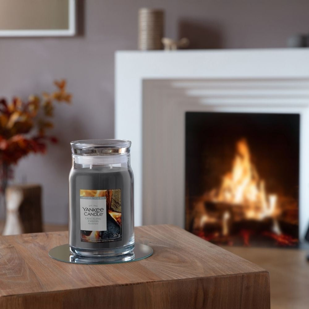 YANKEE Candle Crackling Embers Cylinder 1200 g | Model 2247792