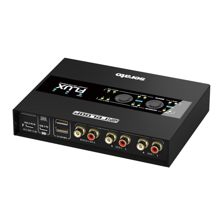 Reloop Flux USB Audio Interface, 3.0 Audio Output Channels, Compact Design, RELOOP 245389