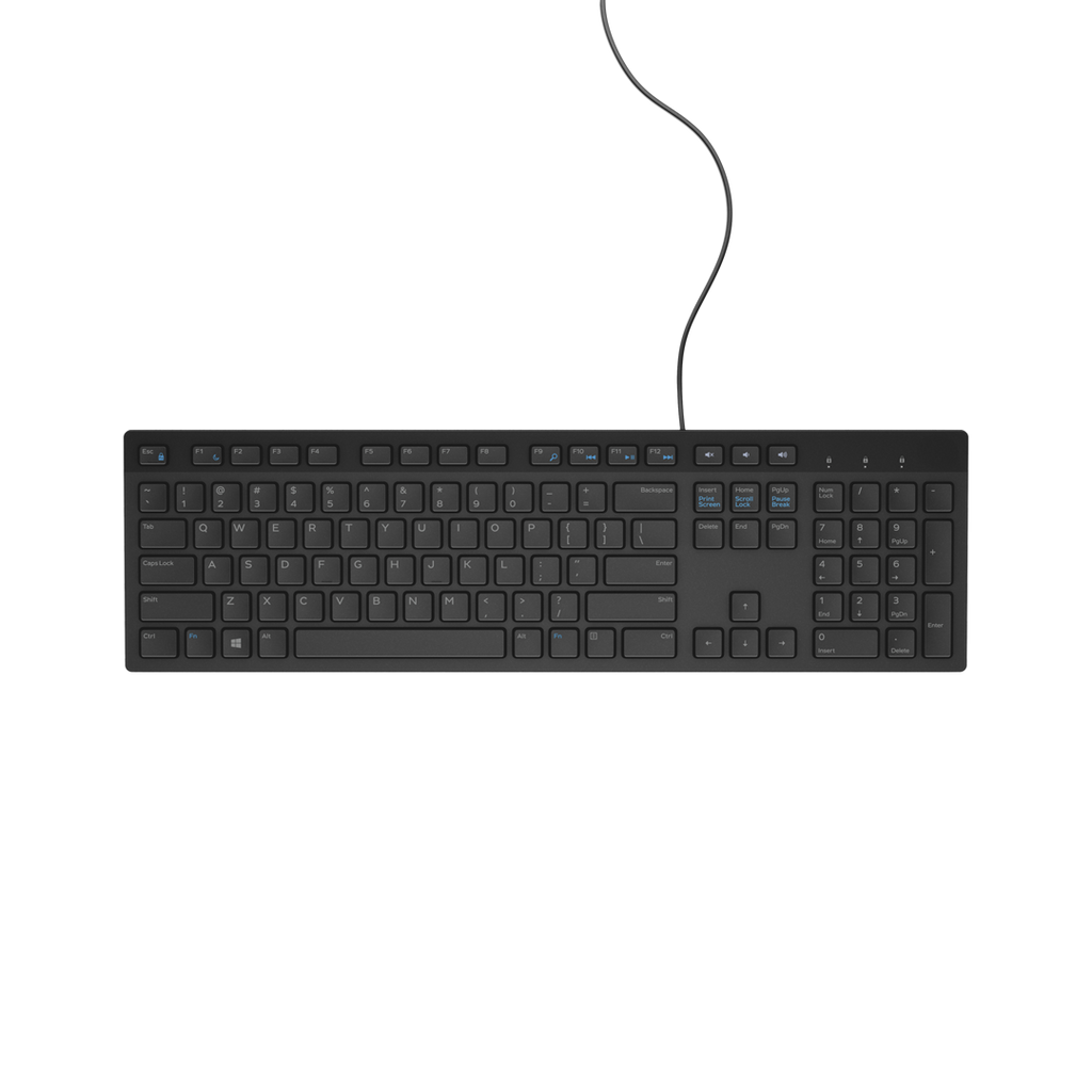 DELL KB216 USB QWERTY US International Keyboard Black