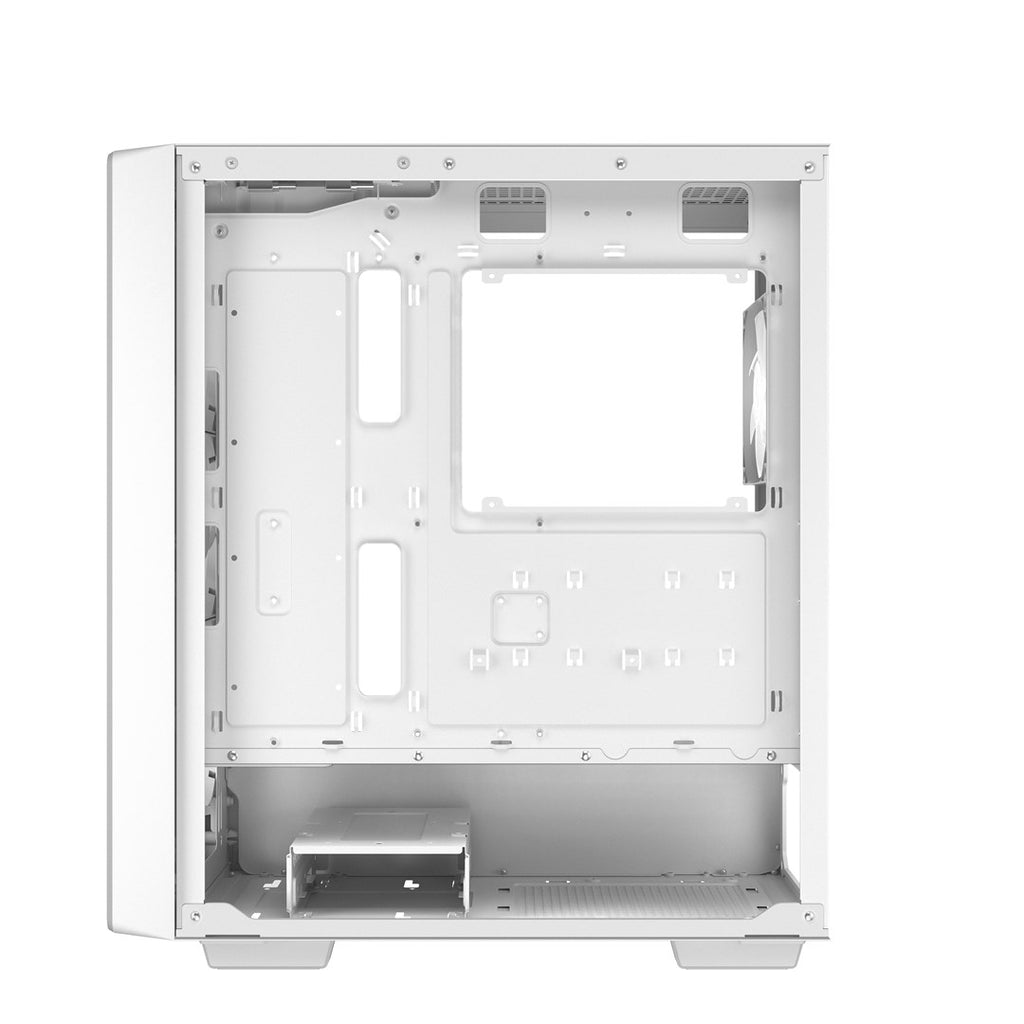 DeepCool CC560 MESH V2 WH Midi Tower Case with Tempered Glass and 4 ARGB Fans