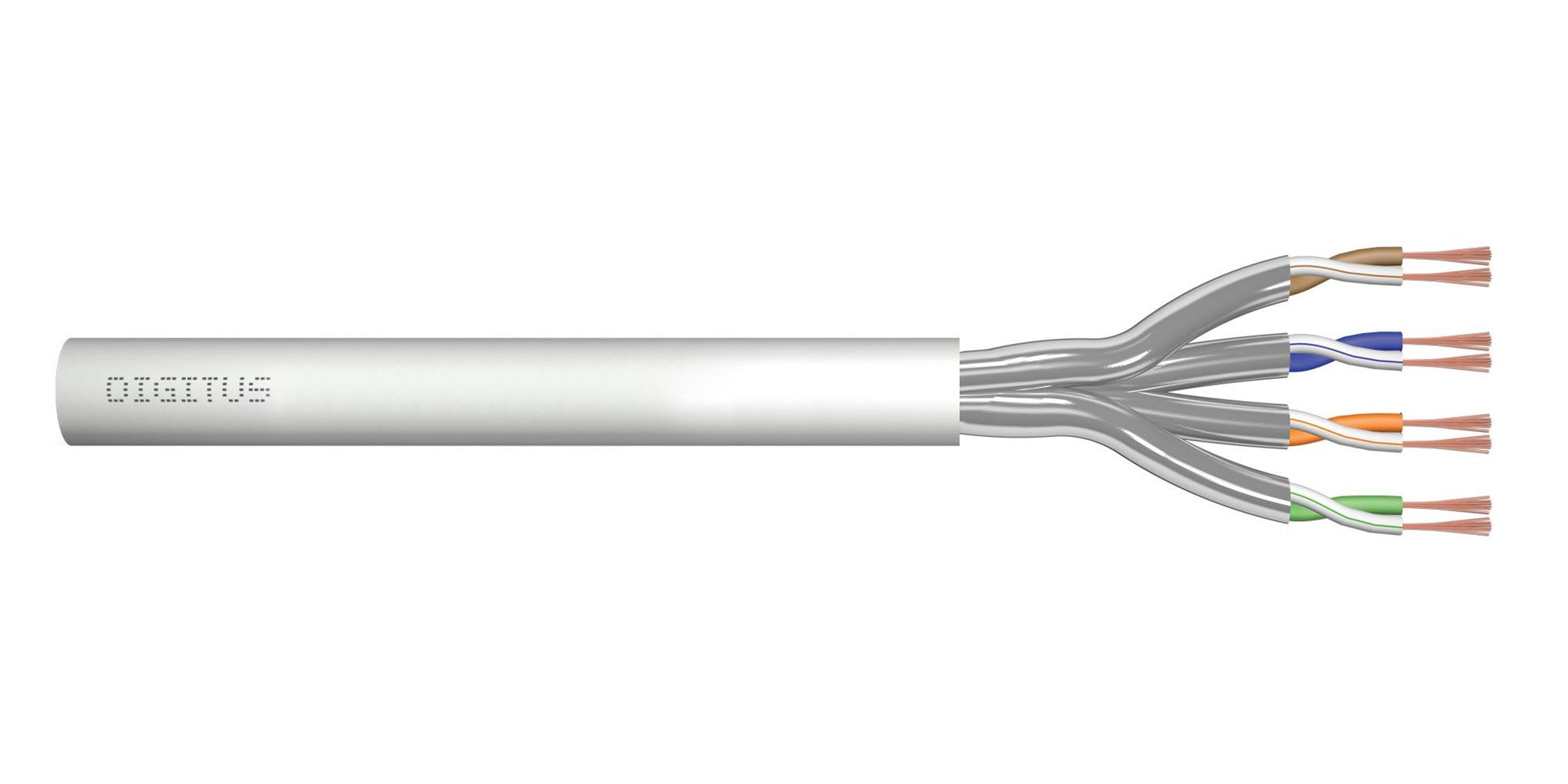 DIGITUS Professional - Bulkkabel - 305,0m - U/FTP - CAT 6a - halogenfrei, verseilt - grey (DK-1623-A-P-305)