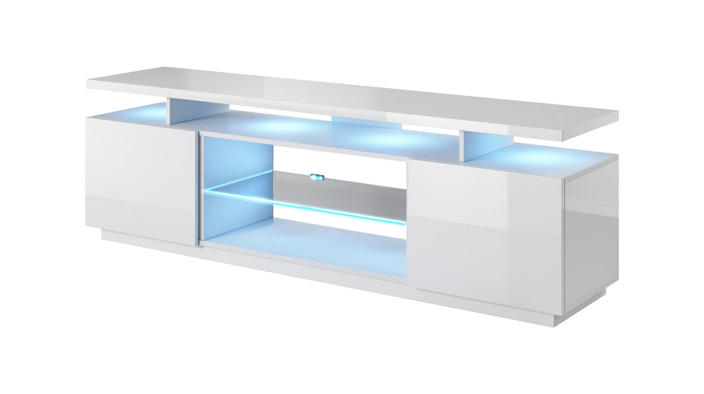 RTV Cabinet EVA 180x40x56 White Glossy