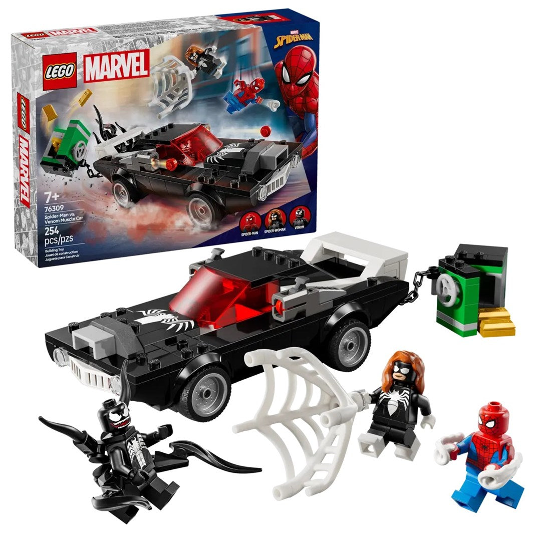 LEGO MARVEL Spider-Man vs. Venom Muscle Car 76309 - 3 Minifigures