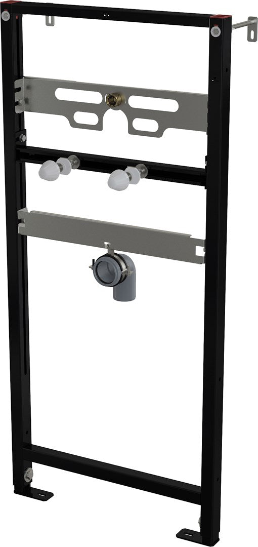 Concealed frame for urinal