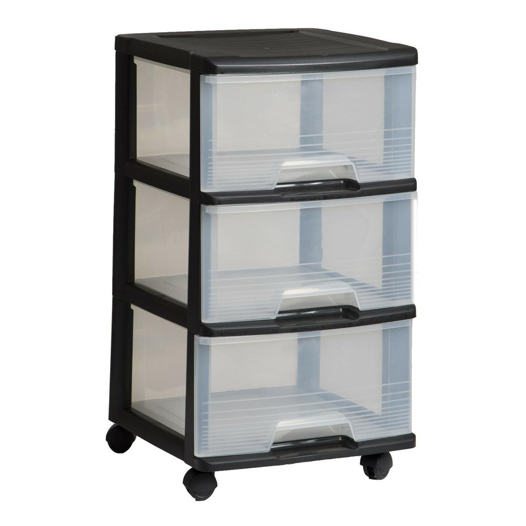 KETER BOOKCASE ON WHEELS 3x20L