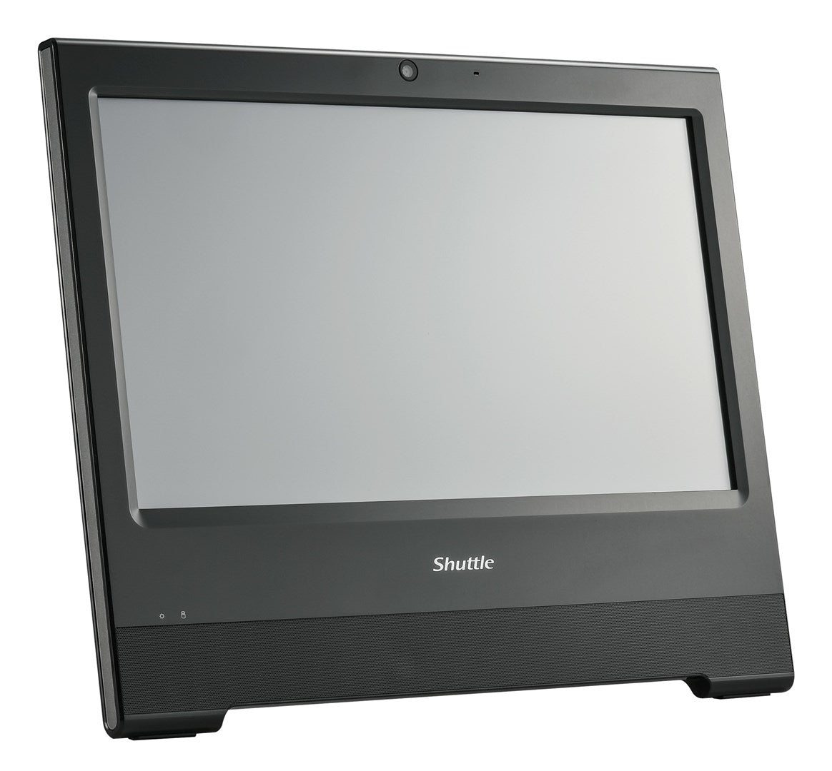 Shuttle XPC X50V9 - Barebone - All-in-One (Komplettlösung) - 1 x Celeron 7305 / 1,1 GHz - RAM 0GB - UHD Graphics - 1GbE - WLAN: 802,11a/b/g/n/ac, Bluetooth 4,2 - Monitor: LED 39,6 cm (15,6") 1366 x 768 (HD) Touchscreen - black (X50V9 BLACK)