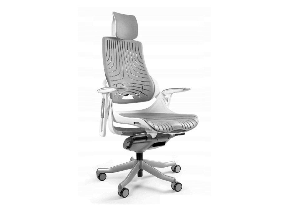 Wau TPE-8 office chair  grey/white elastomer