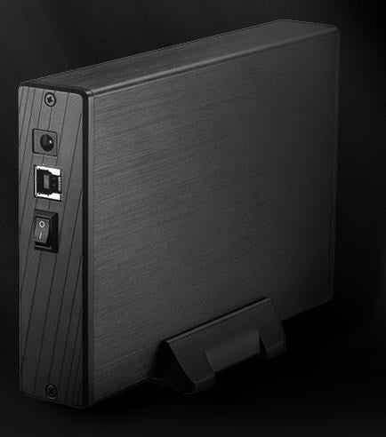 AXAGON External 3.5" Enclosure USB 3.0 SATA II Aluminum - Black | Model EE35-XA3