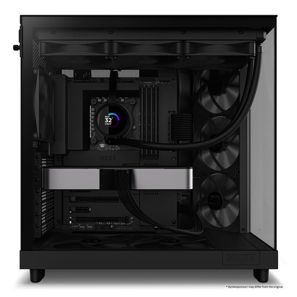NZXT H6 Flow Midi Tower Case Black - CC-H61FB-01