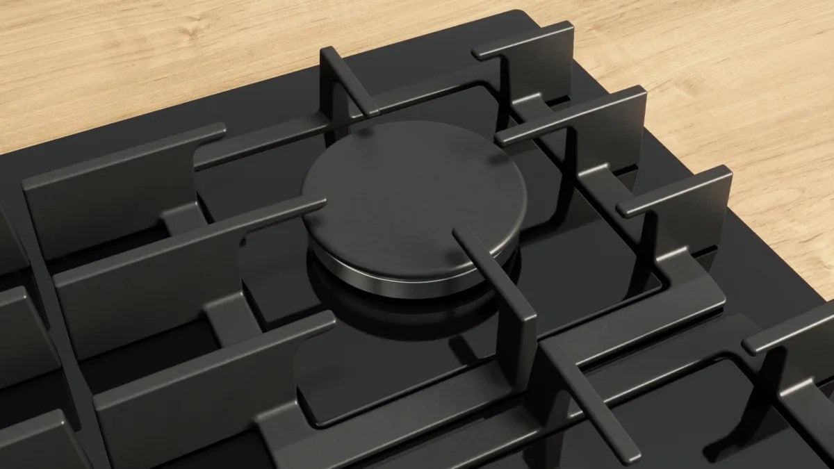 Bosch PRP6A6H40 Gas Hob Built-in 60 cm 4 Zones Black