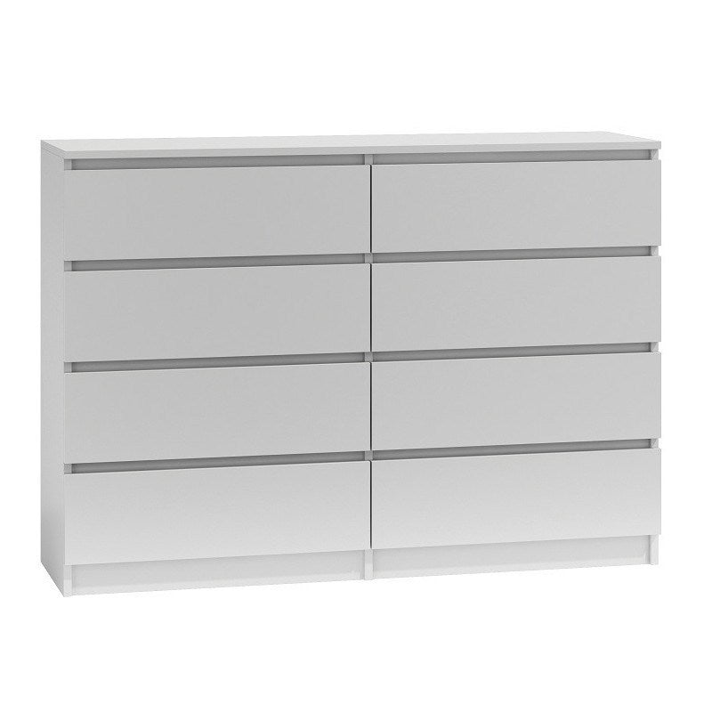 Topeshop M8 140 Chest of Drawers White